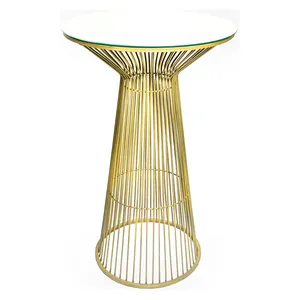 Коктейльный стол золото (каркас)