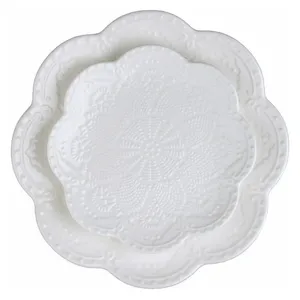 Набор сервизных тарелок "Камелия"123