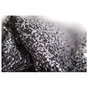 Ткань серебристые пайетки