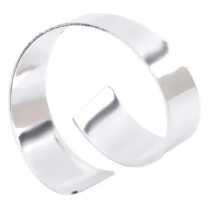 Кольцо для салфеток "Минимал" серебро