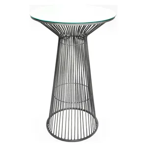 Коктейльный стол серебрo(каркас)