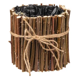 Кашпо деревянное "Хворост"