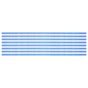 Линейный LED  светильник синий