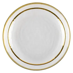 Набор тарелок "Gold" с золотым кантом