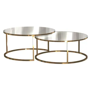 Журнальный столик "Дуэт" золото