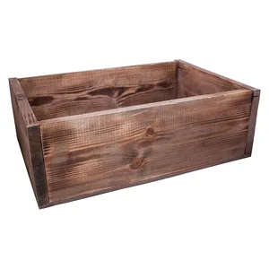 Деревянное кашпо