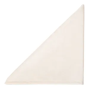 Салфетка бархатная кремовая