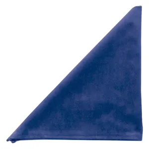 Салфетка бархатная  темно- синяя