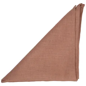 Салфетка из льна табачная