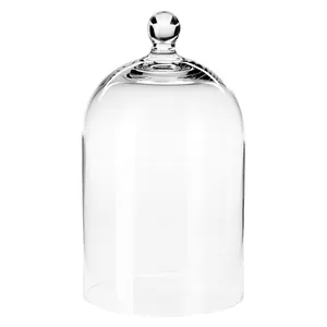 Стеклянный купол-клош 24 см