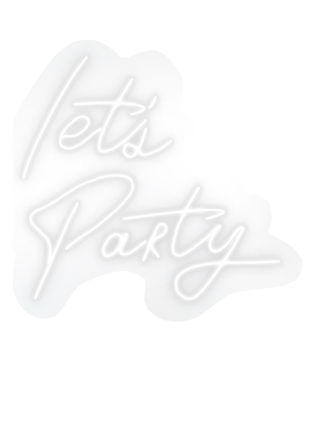 Неоновая вывеска Lets Party - Фото основное 1