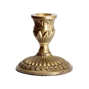 Подсвечник невысокий бронза