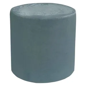 Чехол на пуф Пыльно-голубой