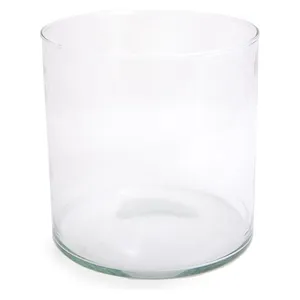 Ваза цилиндр 10 см высота, 11 см диаметр