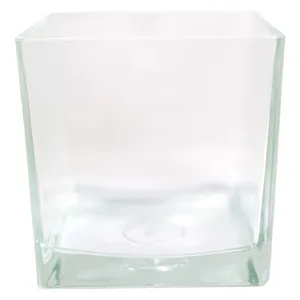 Ваза стекло квадрат