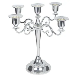 Канделябр 5 рожков "Классика" серебро