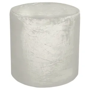 Чехол на пуф кремовый