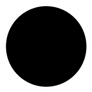 Пластик  для стола "Loft" круглый черный