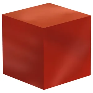 Куб красный 50*50