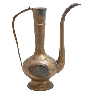 Винтажный кувшин бронза