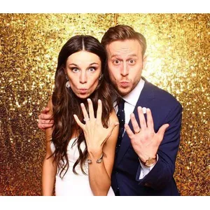 Фотозона с пайетками