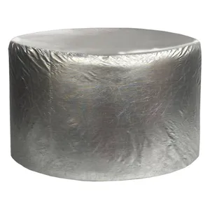 Чехол на пуф Мах серебряный