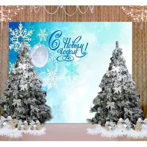 Новогодняя Фотозона "Классическая заснеженная"