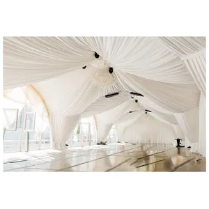 Драпировка шатра плотной тканью