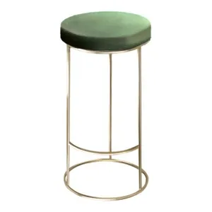 Барный стул золото-травяной