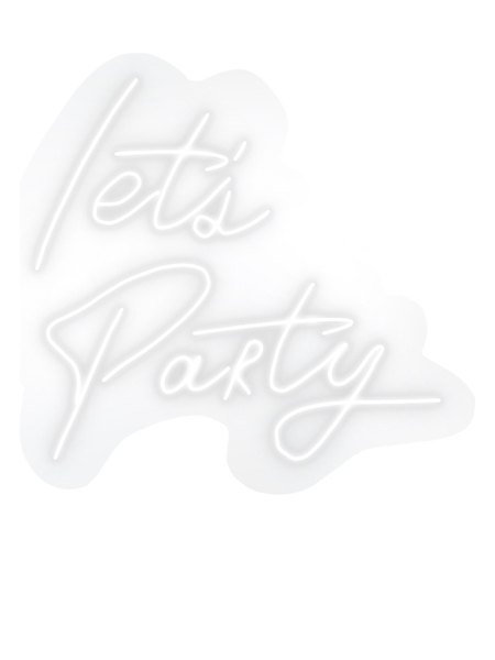 Неоновая вывеска Lets Party - Фото основное 1