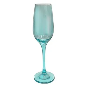 Бокал для шампанского " Michelle" Бирюзовый