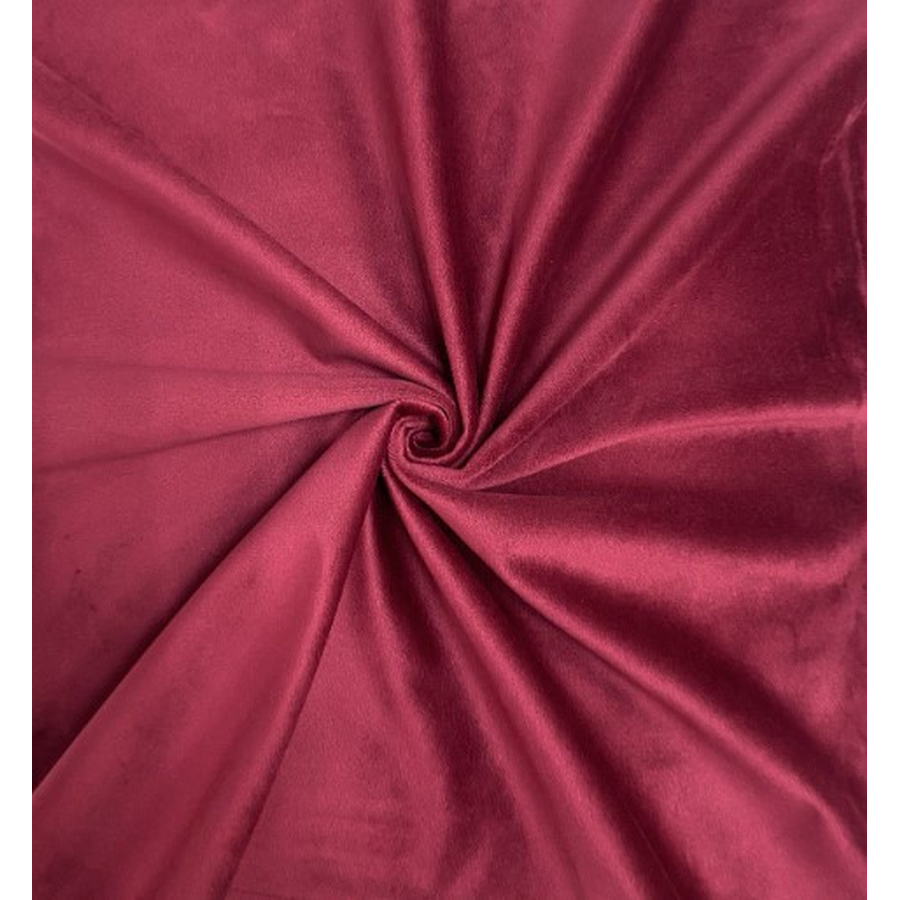 Скатерть бархат рубиново-красная прямоугольная - Фото миниатюра 2